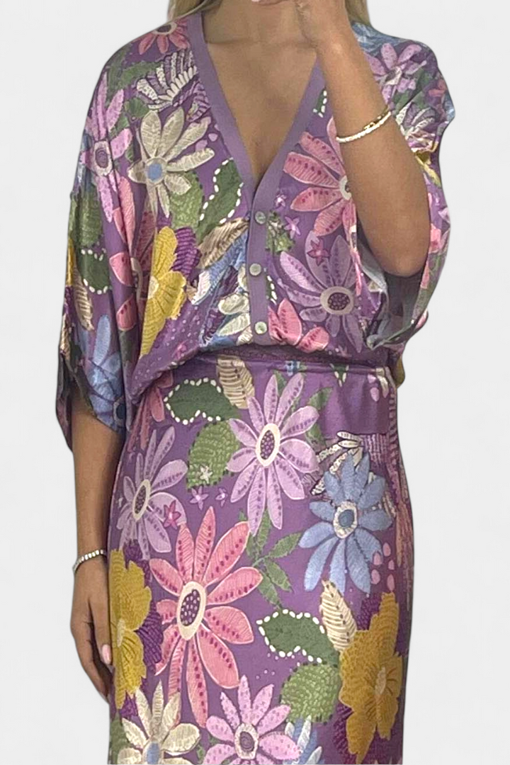 Shae Gėlių Žvejys Uodegos Marškiniai ir Sijonų Komplektas