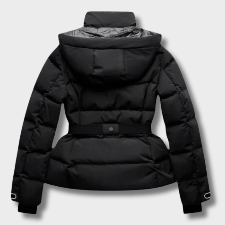 Dina™ – Elegantiška Puffer Striukė su Diržu