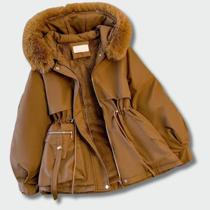 Monika™ – Žiemos švarkas minkštas ir šiltas 