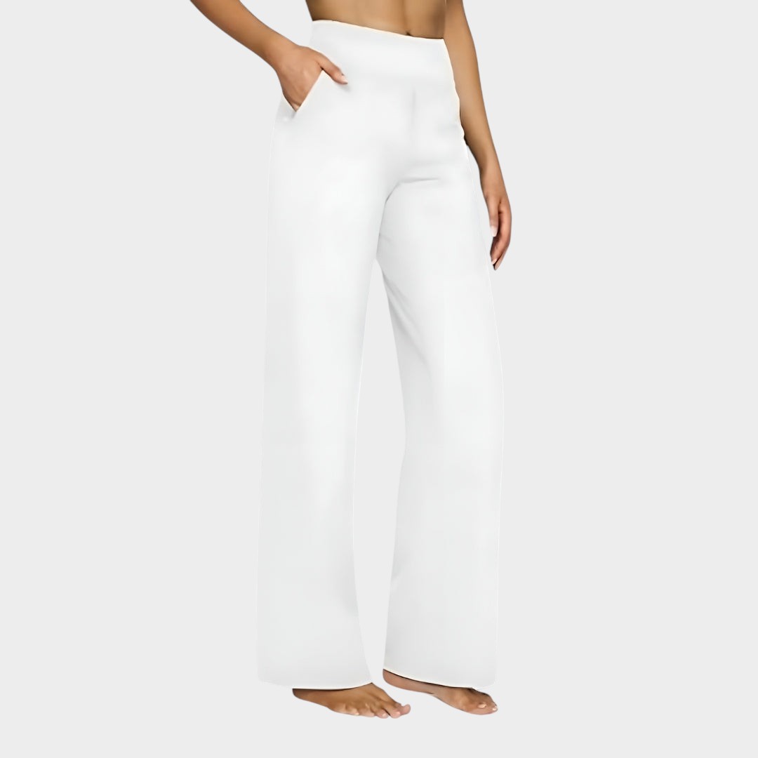 Calista™ | Moteriškos laisvos kelnės rudos spalvos 