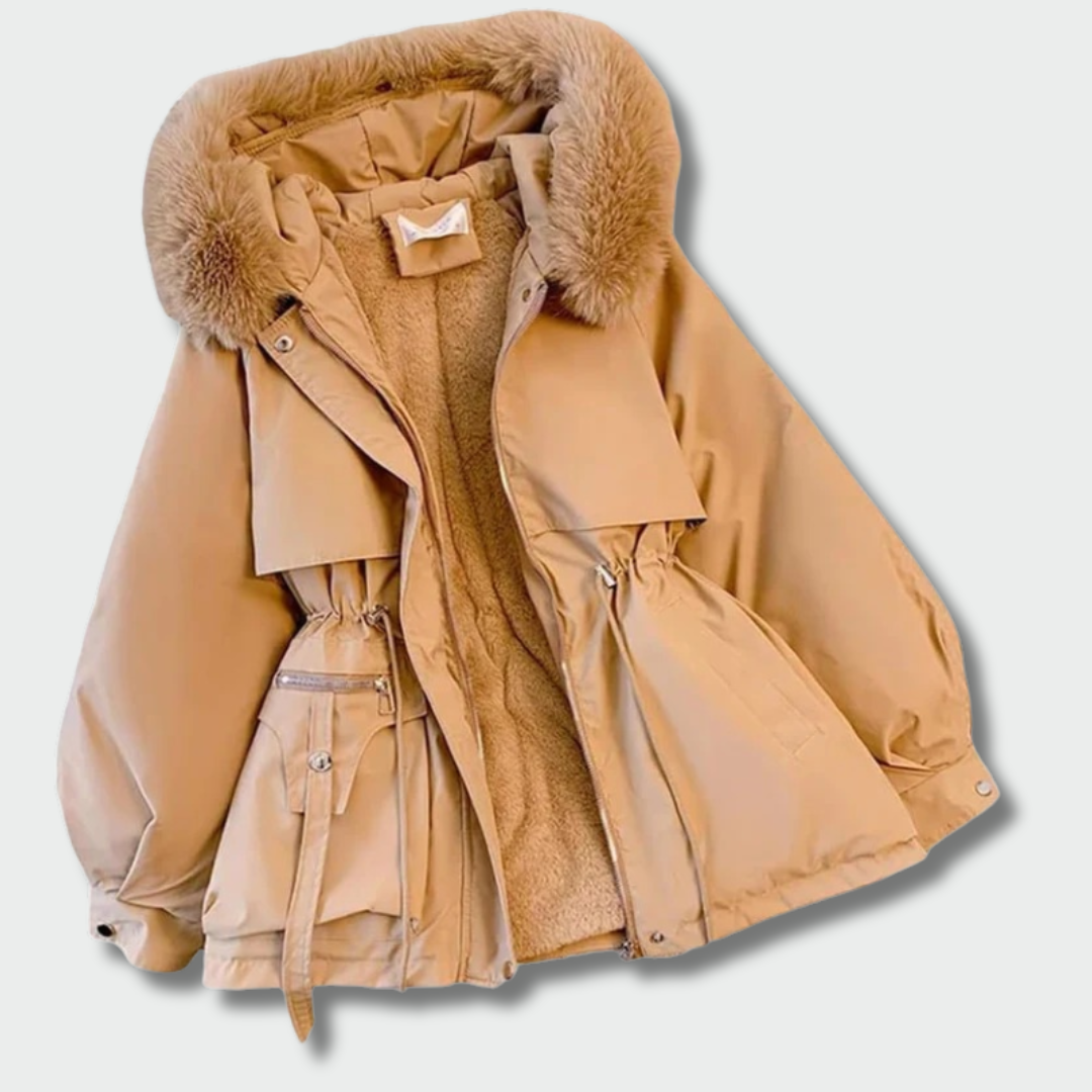 Monika™ – Žiemos švarkas minkštas ir šiltas 