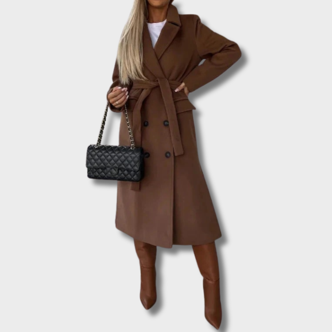 Giedre™ – Elegantiškas Ilgas Paltas 