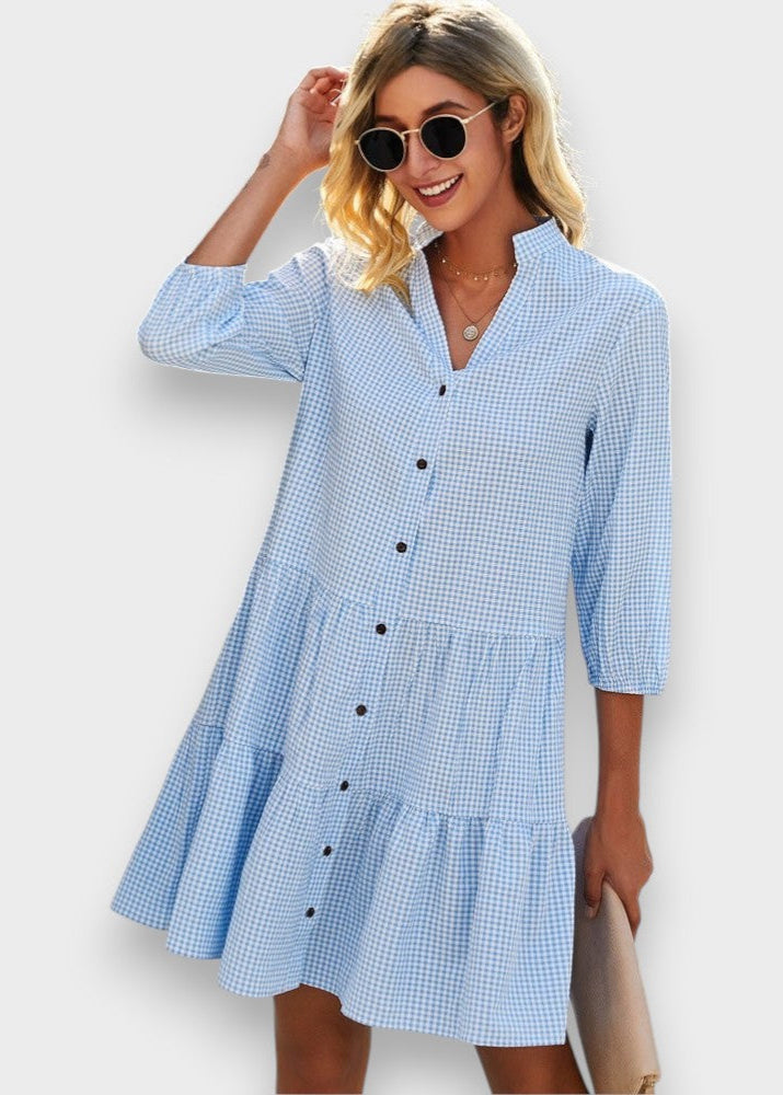 Shanna | Midi Suknelė Su Lengvumu ir Žavesiu