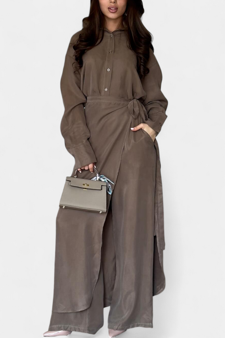 Marisol Laisvos formos Marškiniai ir Sijoninės Kelnės