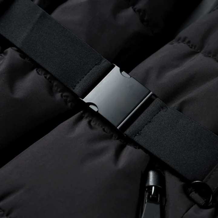 Dina™ – Elegantiška Puffer Striukė su Diržu