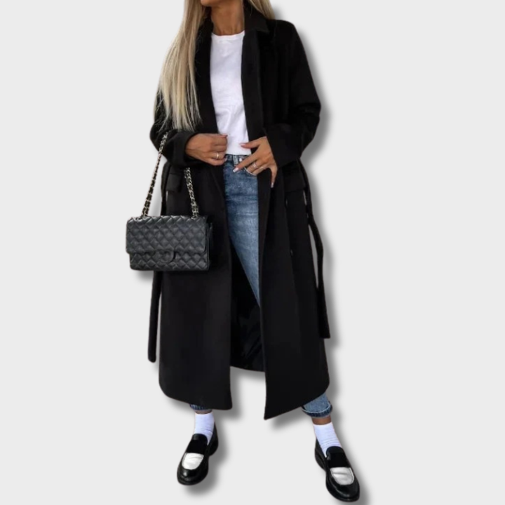 Giedre™ – Elegantiškas Ilgas Paltas 