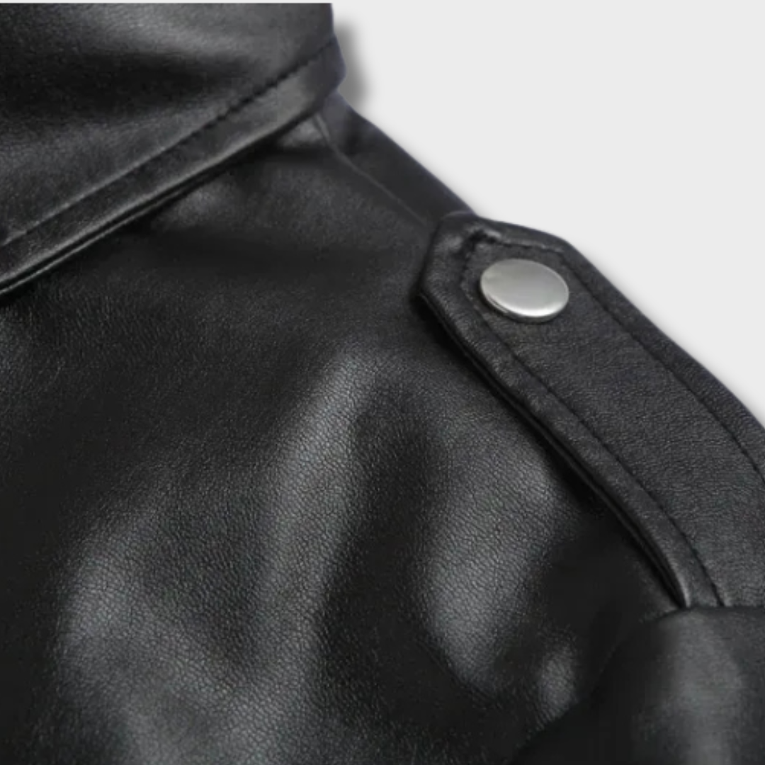 Laura™ – Elegantiška Odinė Lederinė Striukė