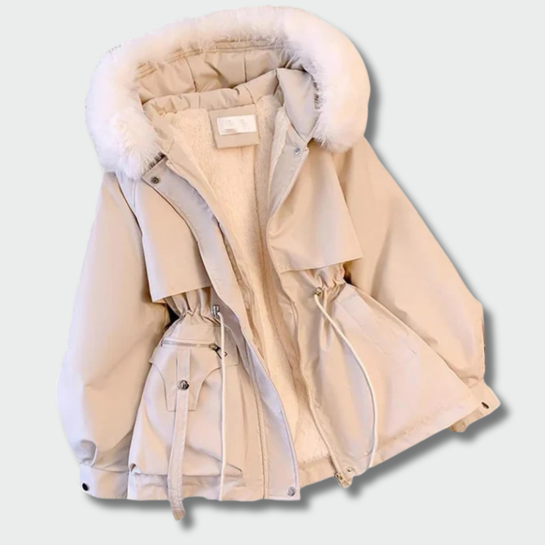 Monika™ – Žiemos švarkas minkštas ir šiltas 