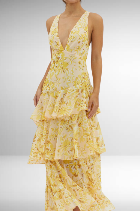 Marina | Ilgas elegantiškas suknelė be vasaros stiliui