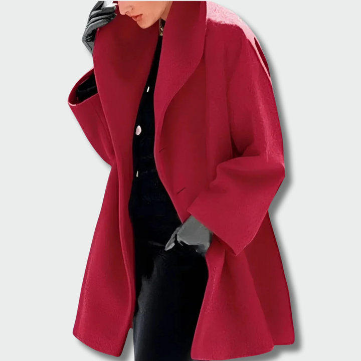 Justina™ – Ilgas šiltas paltas (rudeniui-žiemei)