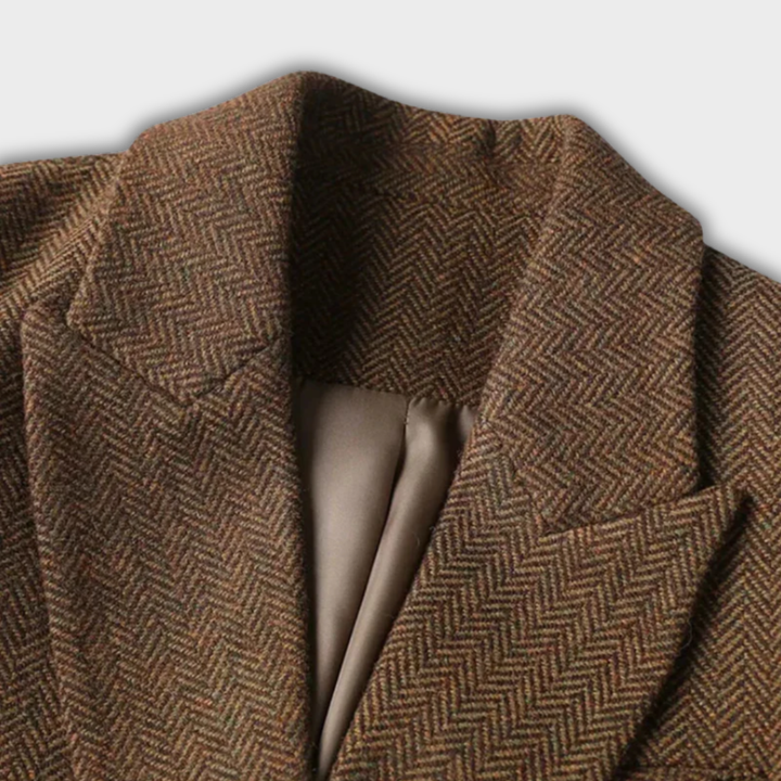 Alesia™ – Elegantiškas dvieilis paltas 