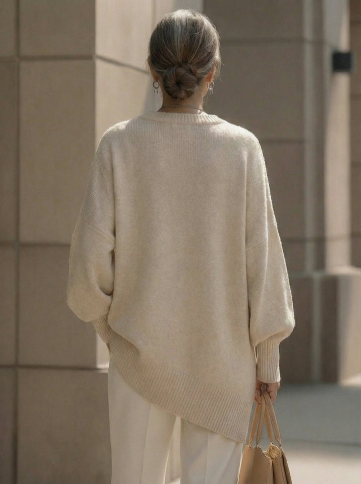 Nida™ – Jaukus Oversize Megztinis su Vilna