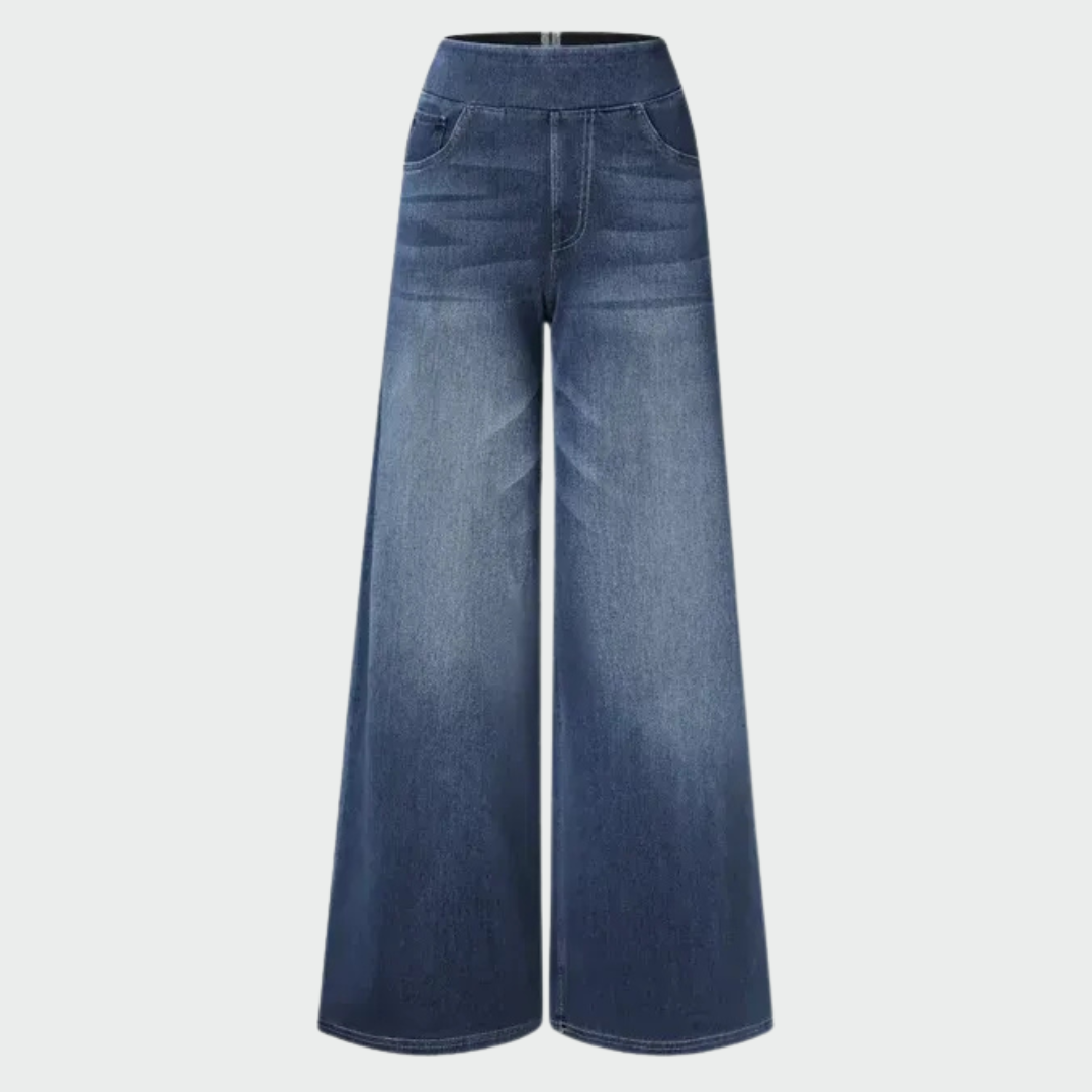 Meda™ – Aukštos juosmens elastingos kelnės (rudeniui)