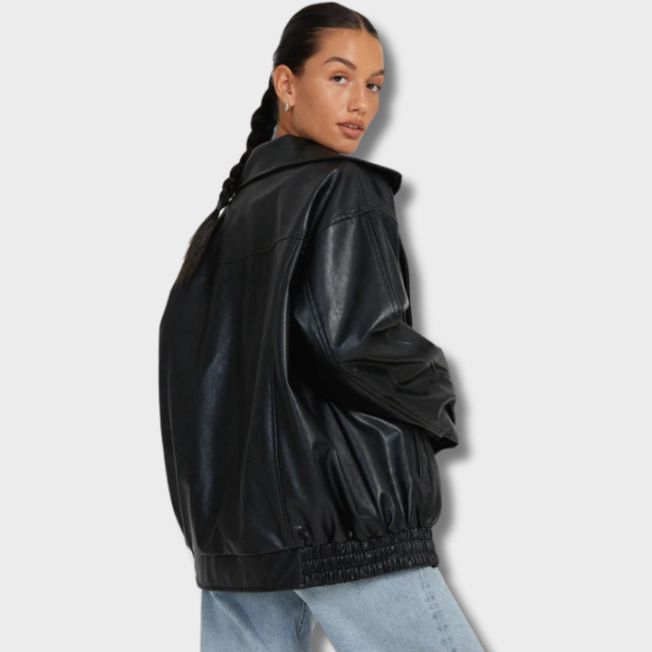 Gintarė™ – Prabangi Odinė Striukė 