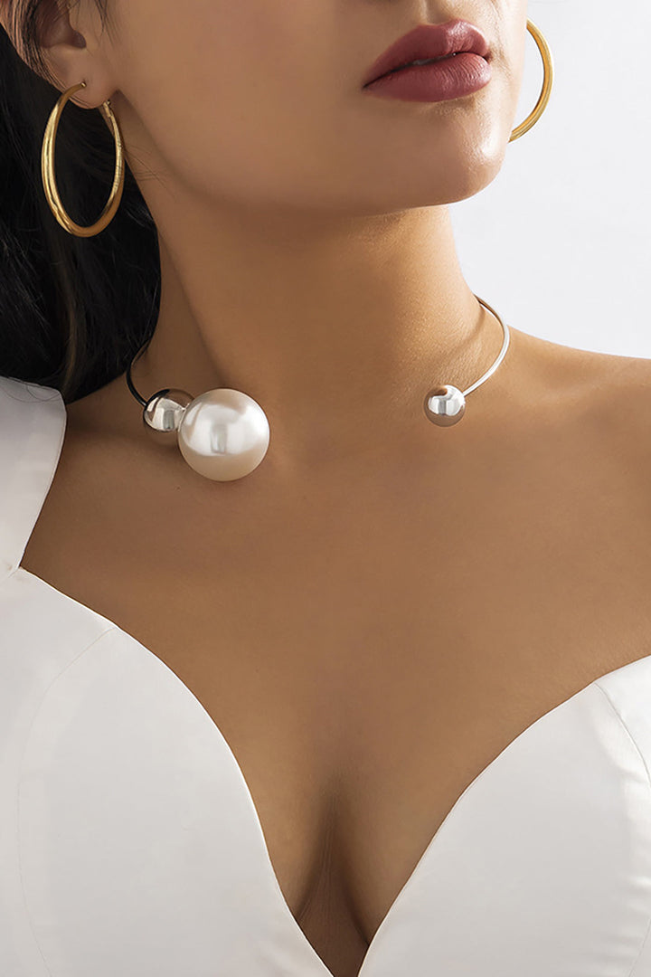 Metalo Perlų Kaklarotos