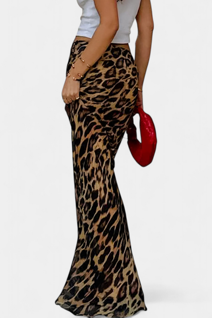 Elena Falda Maxi Slim arba Leopardo Raštas