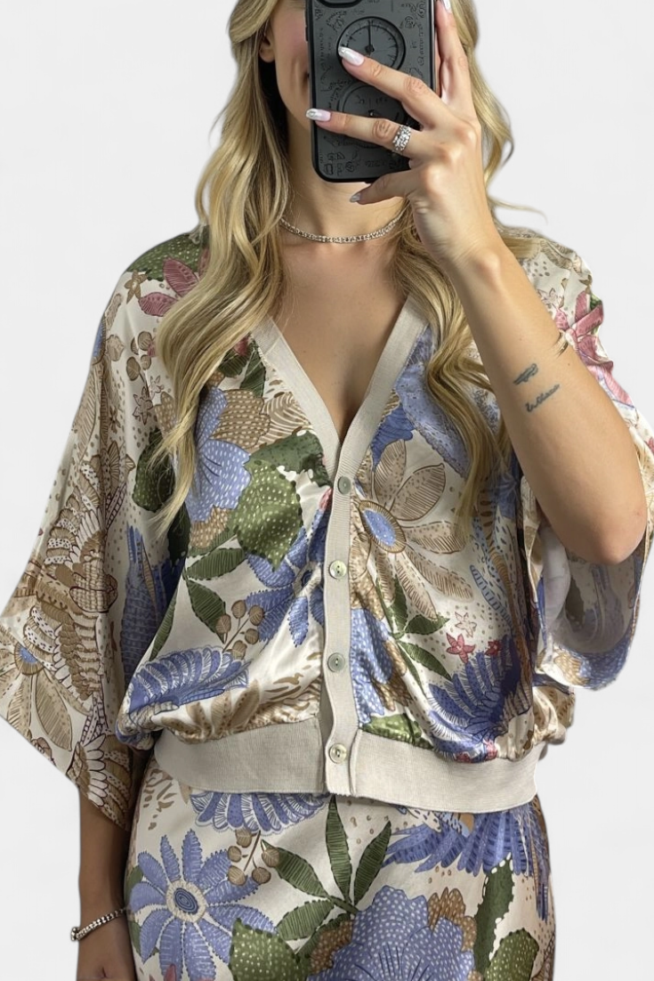 Shae Gėlių Žvejys Uodegos Marškiniai ir Sijonų Komplektas