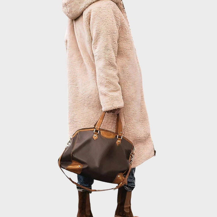 Žiema | Elegantiška ir šilta dvipusė moteriška parka