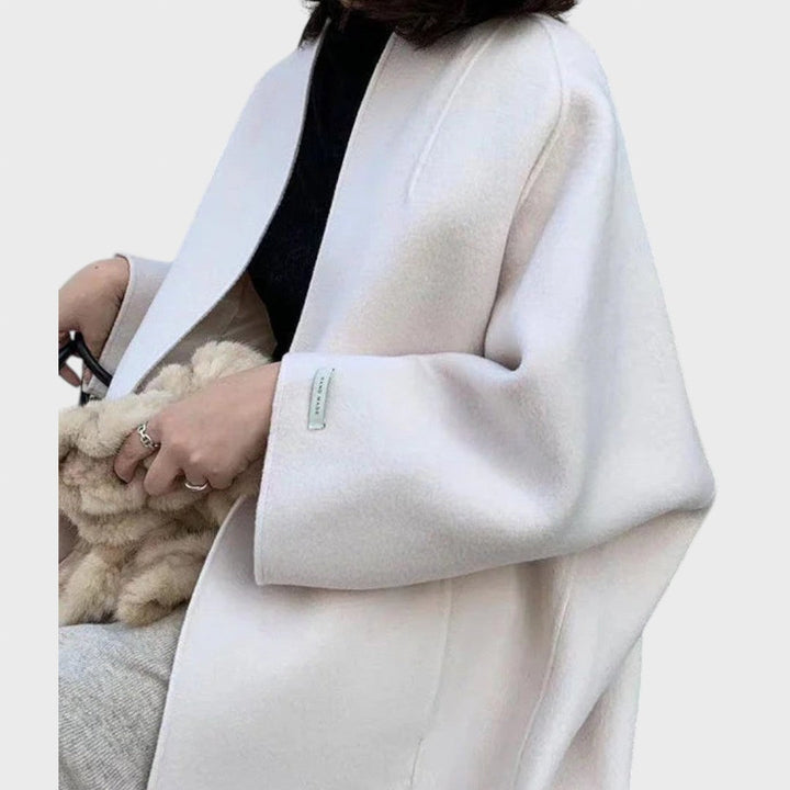 Lukrecija | Elegantiškas ilgas vilnonis paltas