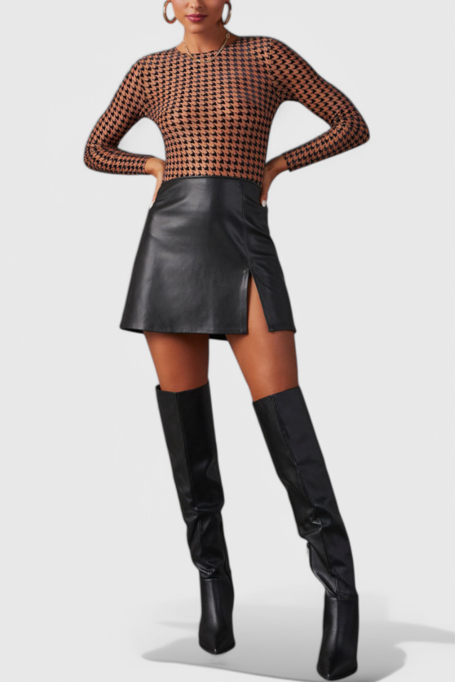 Bella Juodi Batai Virš Kulkšnies su Plataus Kulno