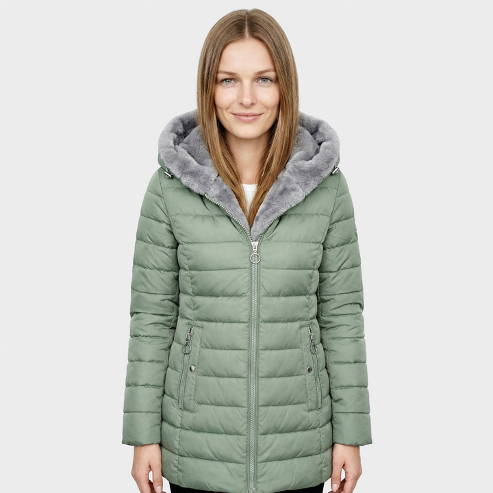 Inga™ – Prabangus Žieminis Paltas, Šiluma ir Klasikinė Elegancija