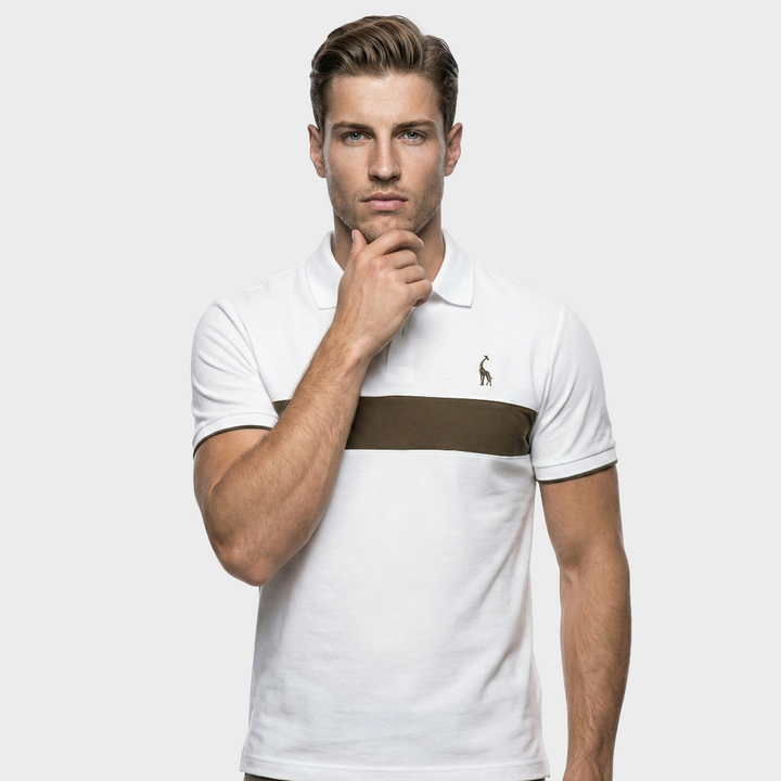 Niels™ | Savanna Juostuota Polo
