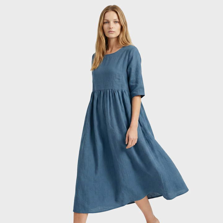 Minea™ | Lengvas Medvilnės Suknelė