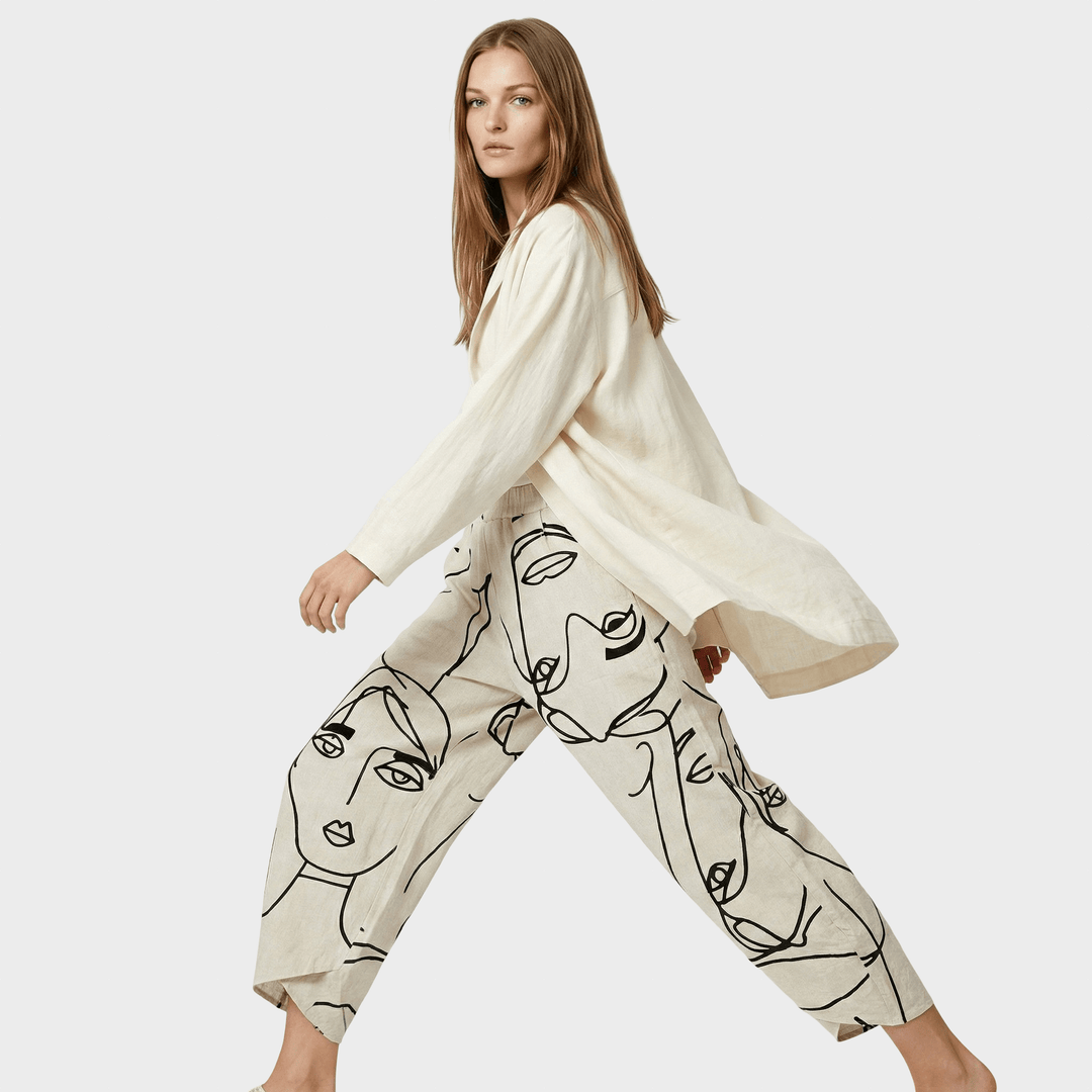 Eugénia™ ​​- Lino kelnės