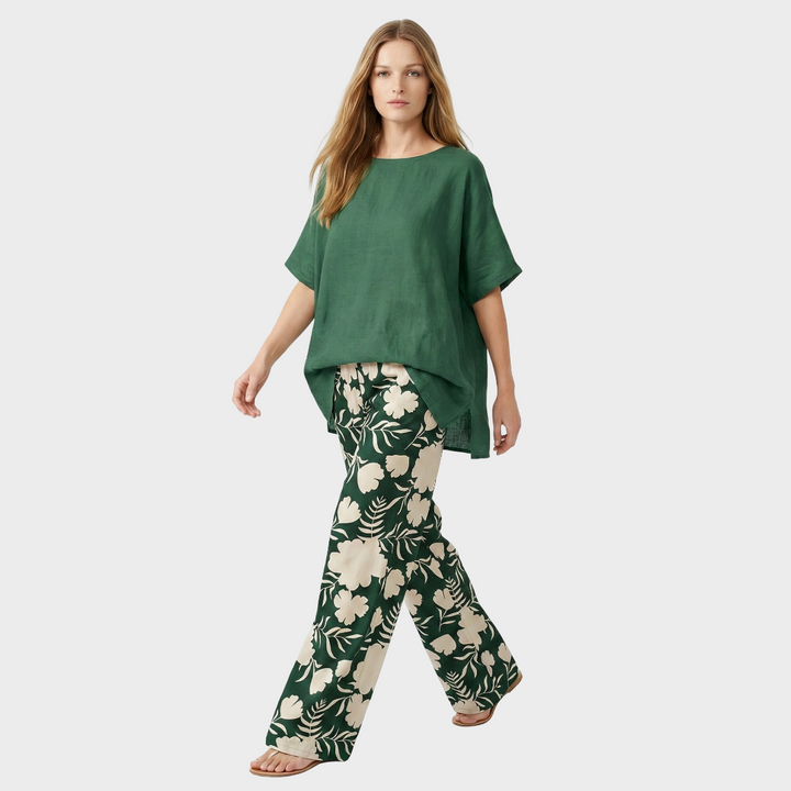 Aivy Dviejų Dalių Gėlių Komplektas su Atsipalaidavusiu Akyse