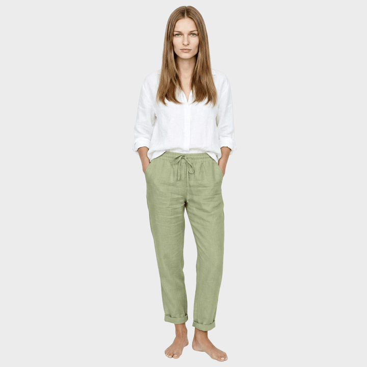 Benedita™ - Lengvos lino kelnės