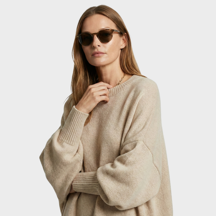 Nida™ – Jaukus Oversize Megztinis su Vilna