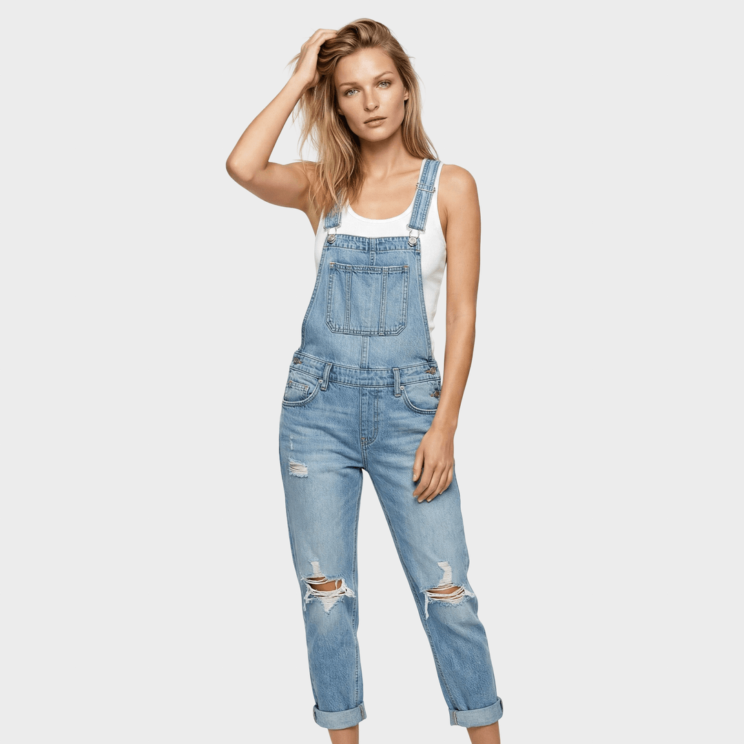 Gisela™ - Modernios kelnės su petnešomis