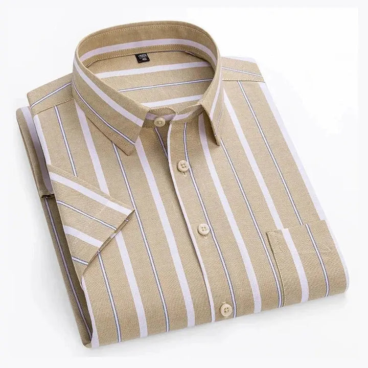 Kasper™ | Trumpas rankovės Katoonskjorte