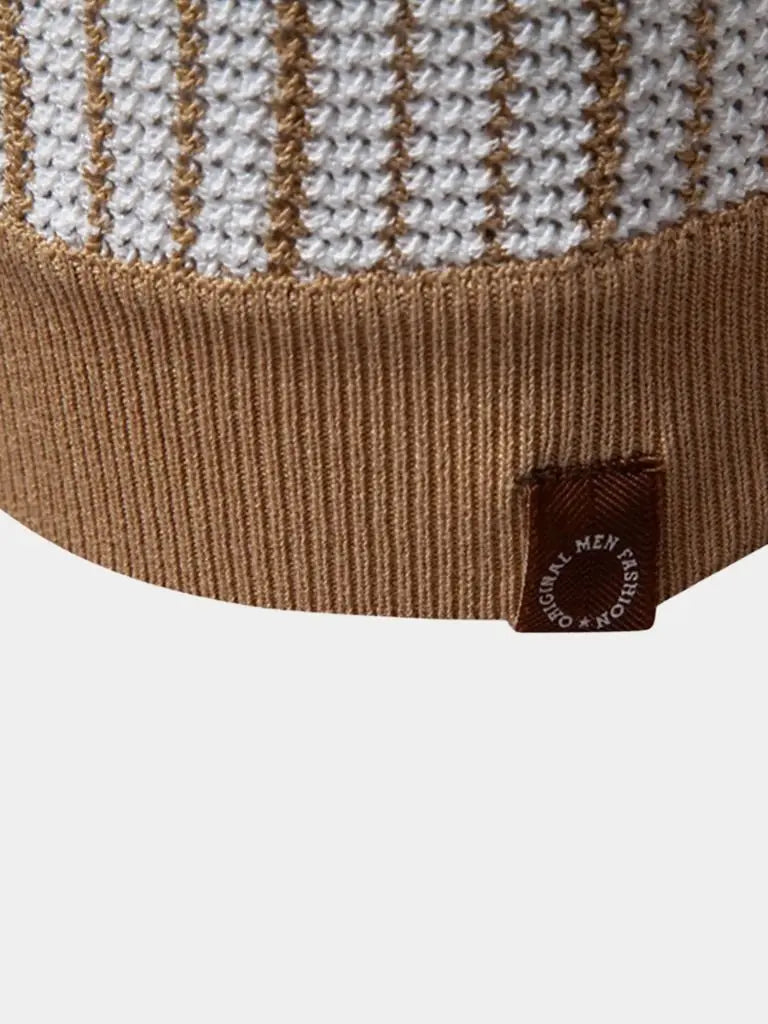 Laurits™ | Dryžuotas Megztinis Polo