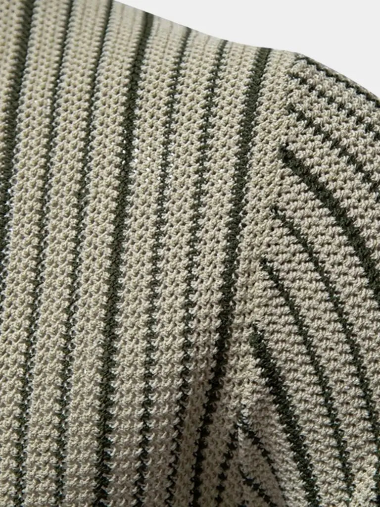 Laurits™ | Dryžuotas Megztinis Polo