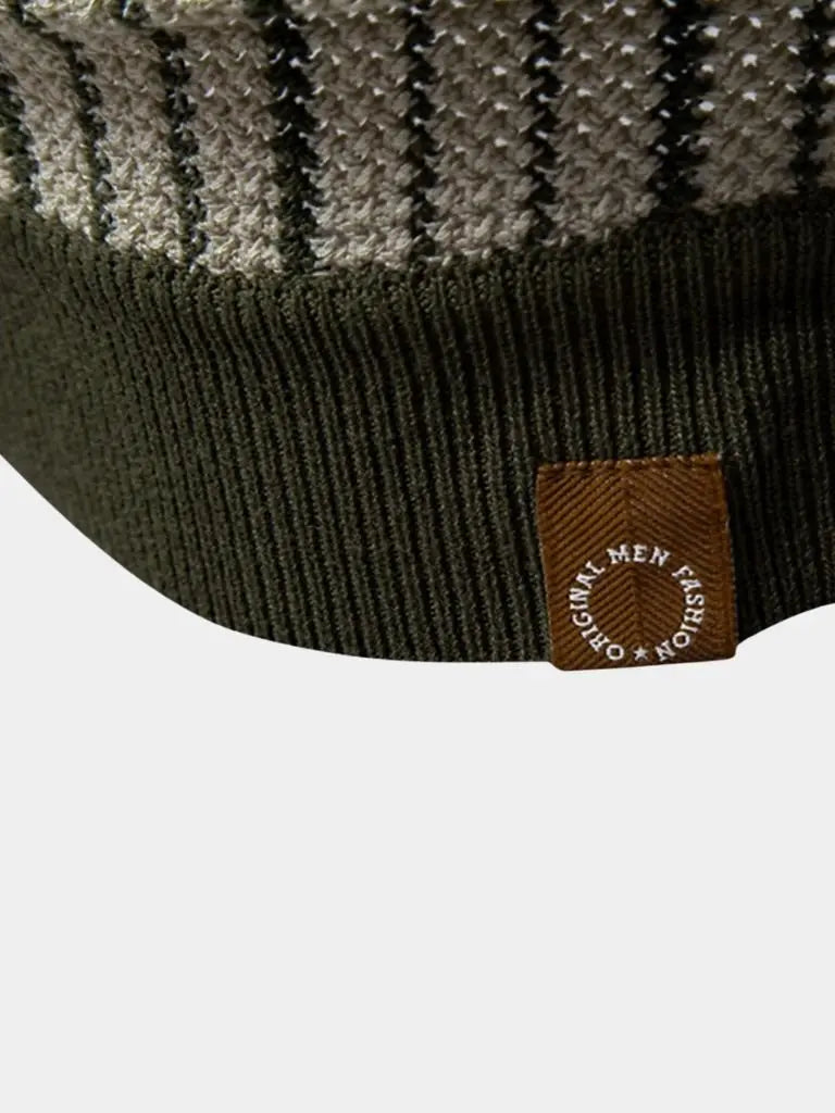 Laurits™ | Dryžuotas Megztinis Polo