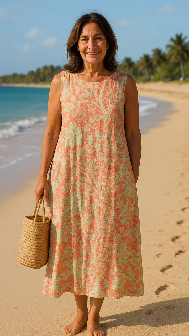 Ellis - Gėlių vintage suknelė