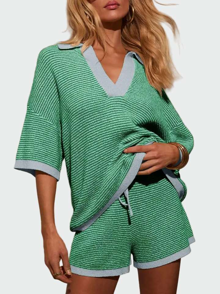 Vilija™ - Megztinis komplektas Alba