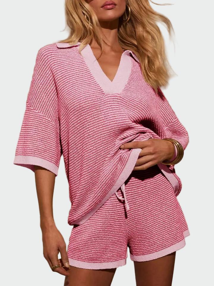 Vilija™ - Megztinis komplektas Alba