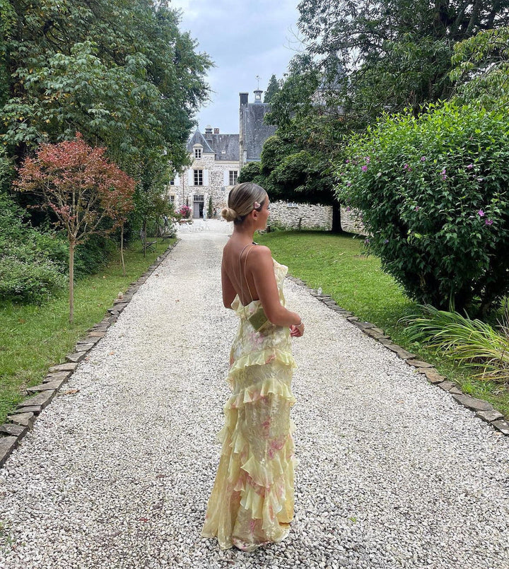 Julieta | Ilga Suknelė su Volanais – Gracinga ir Romantiška