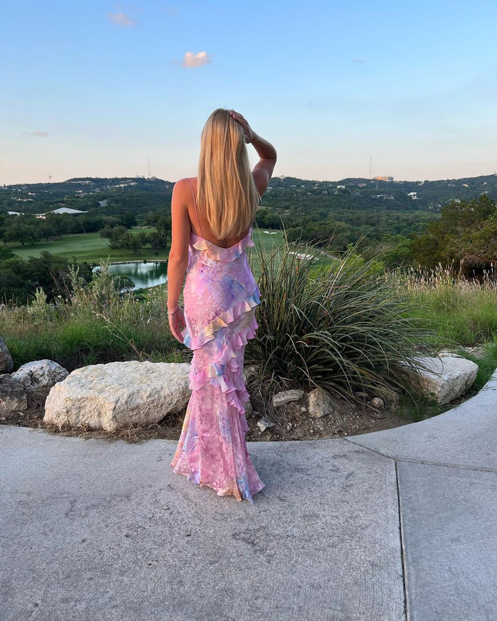 Julieta | Ilga Suknelė su Volanais – Gracinga ir Romantiška