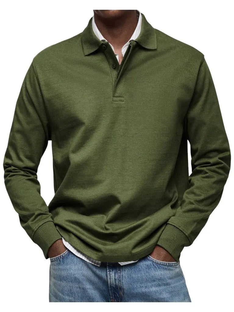 MOHR® | Prabangus ilgomis rankovėmis polo