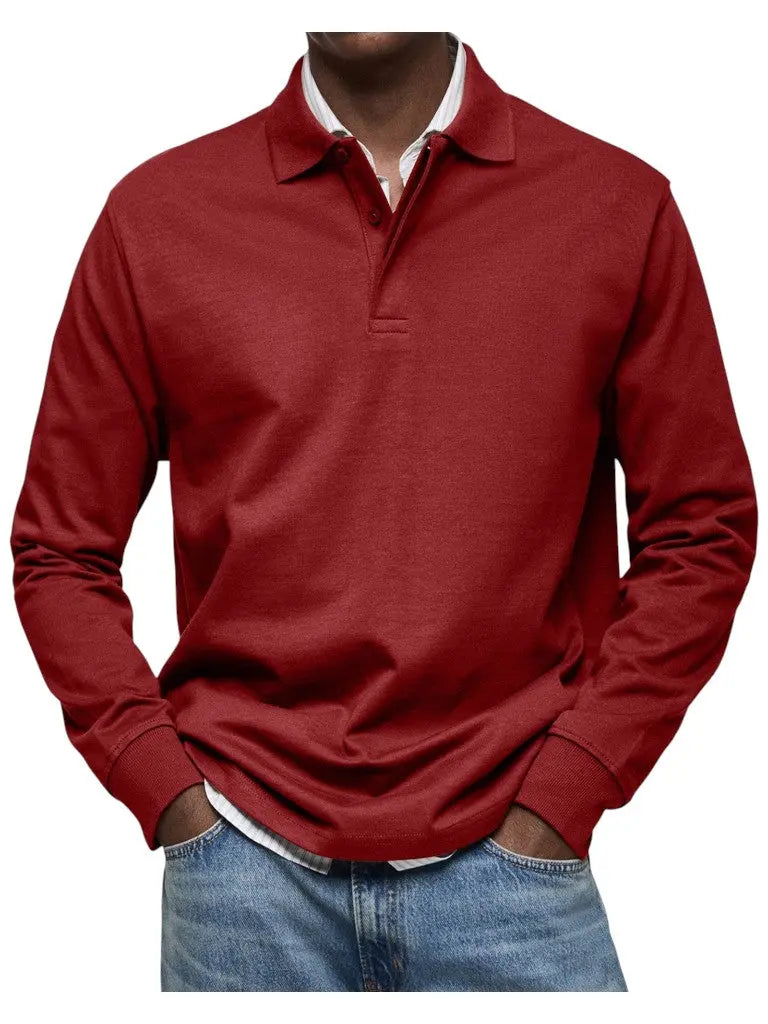 MOHR® | Prabangus ilgomis rankovėmis polo