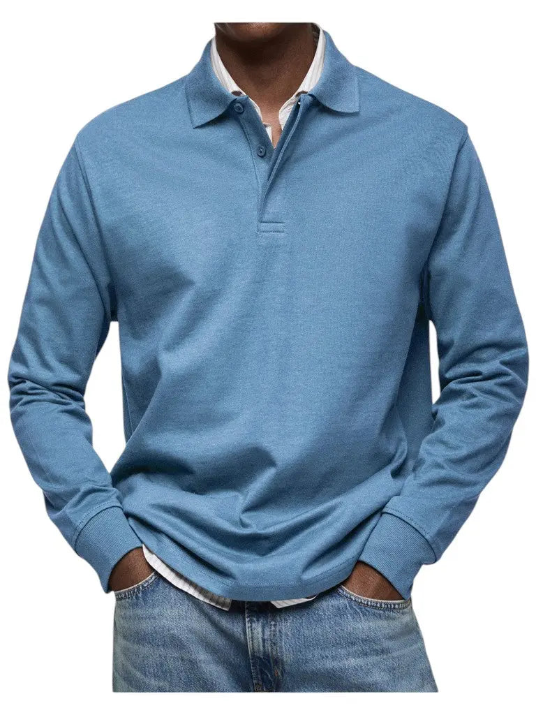 MOHR® | Prabangus ilgomis rankovėmis polo