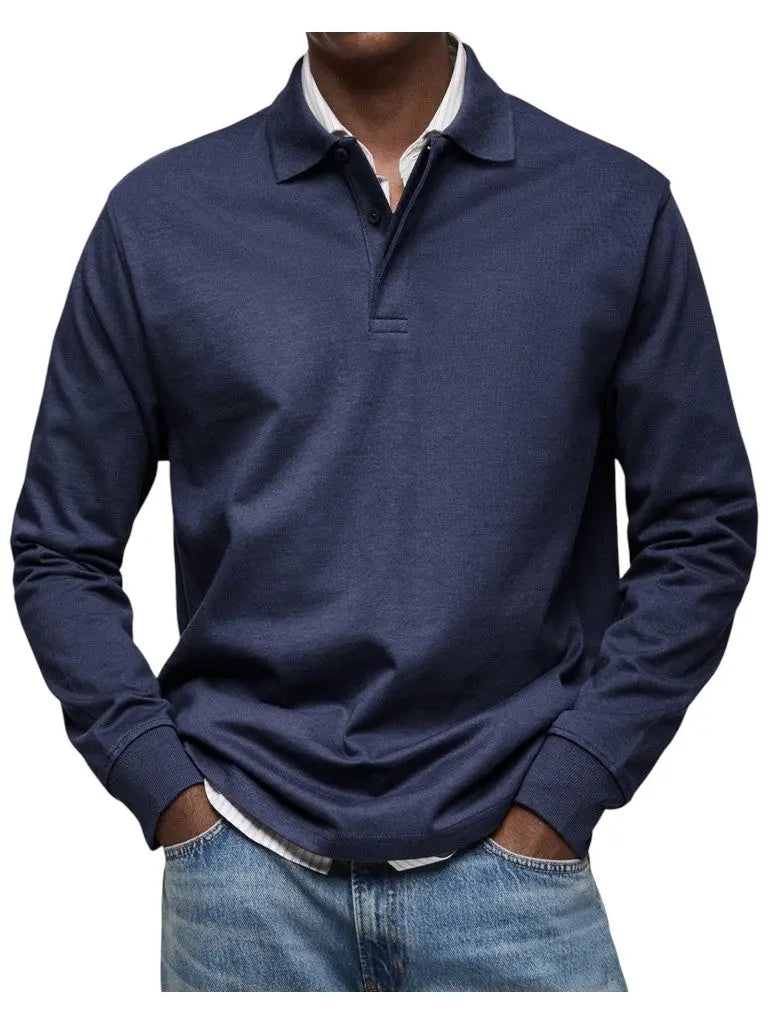 MOHR® | Prabangus ilgomis rankovėmis polo