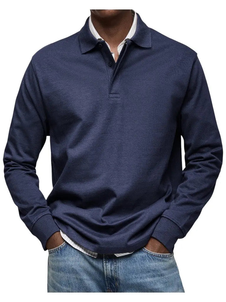 MOHR® | Prabangus ilgomis rankovėmis polo