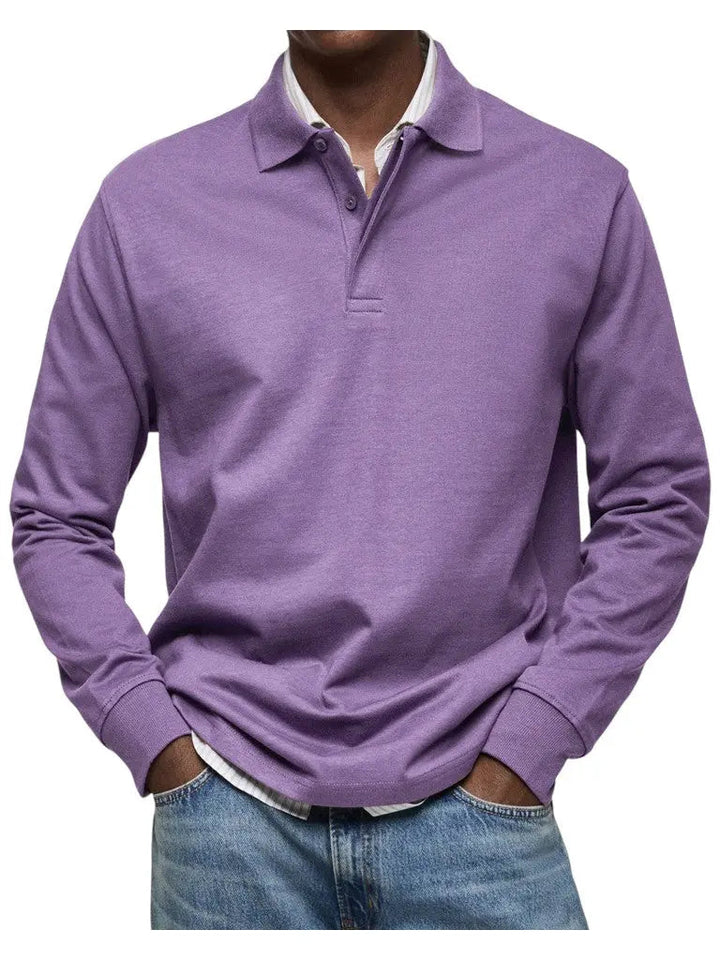 MOHR® | Prabangus ilgomis rankovėmis polo