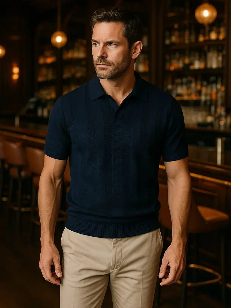 Mikael™ | Smėlio spalvos Ancien polo