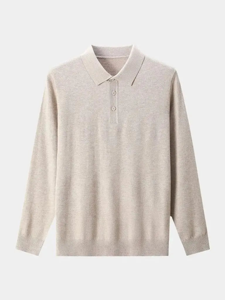 Morten™ | Vilnos Megztinis su Apykakle