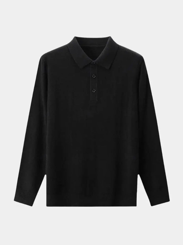 Morten™ | Vilnos Megztinis su Apykakle